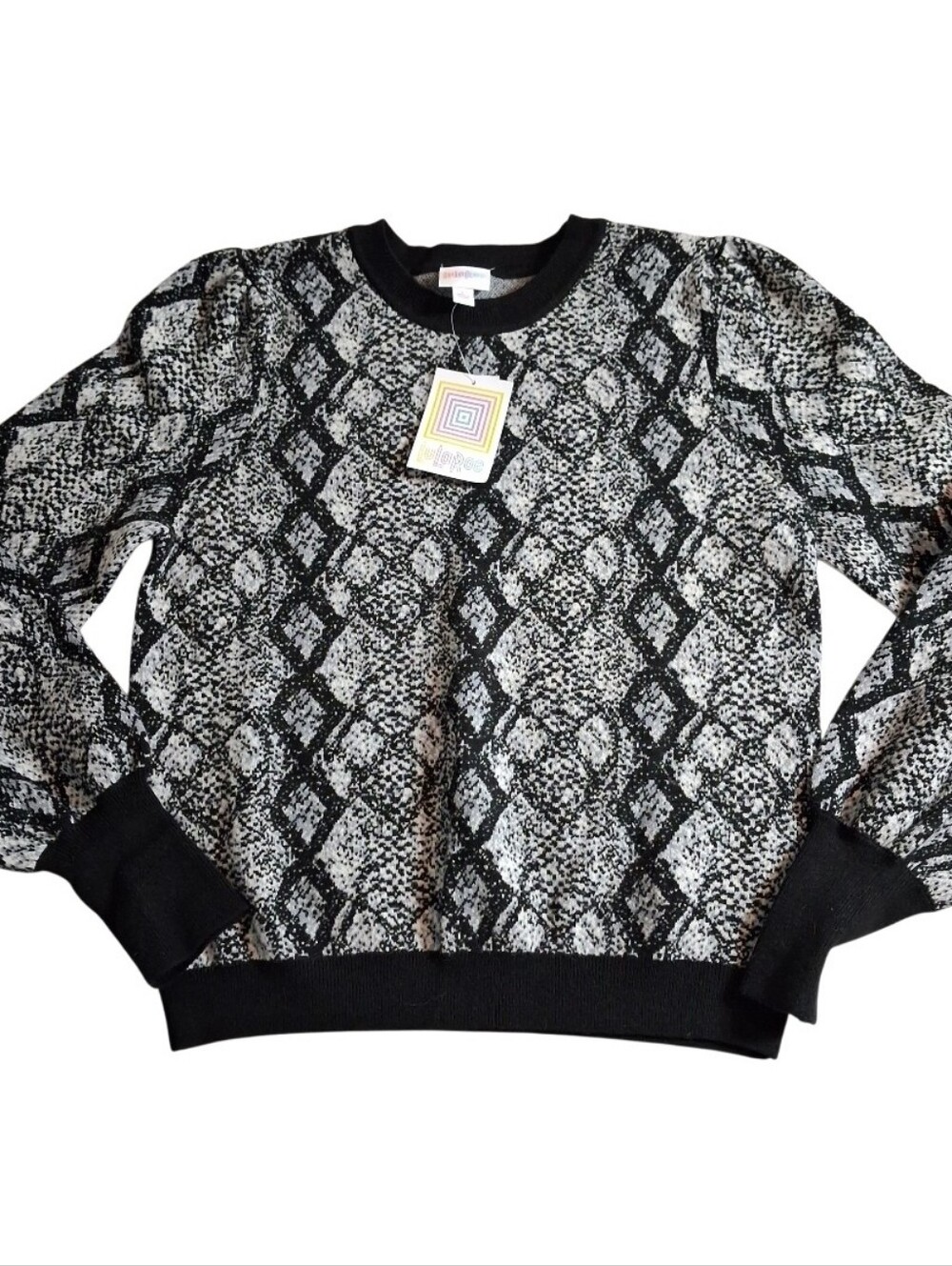 LuLaRoe Piper Sweater Women Size Large NWT Business Casual City Classic